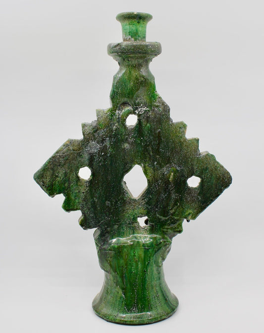 Tamegroute Pottery Candle Stick