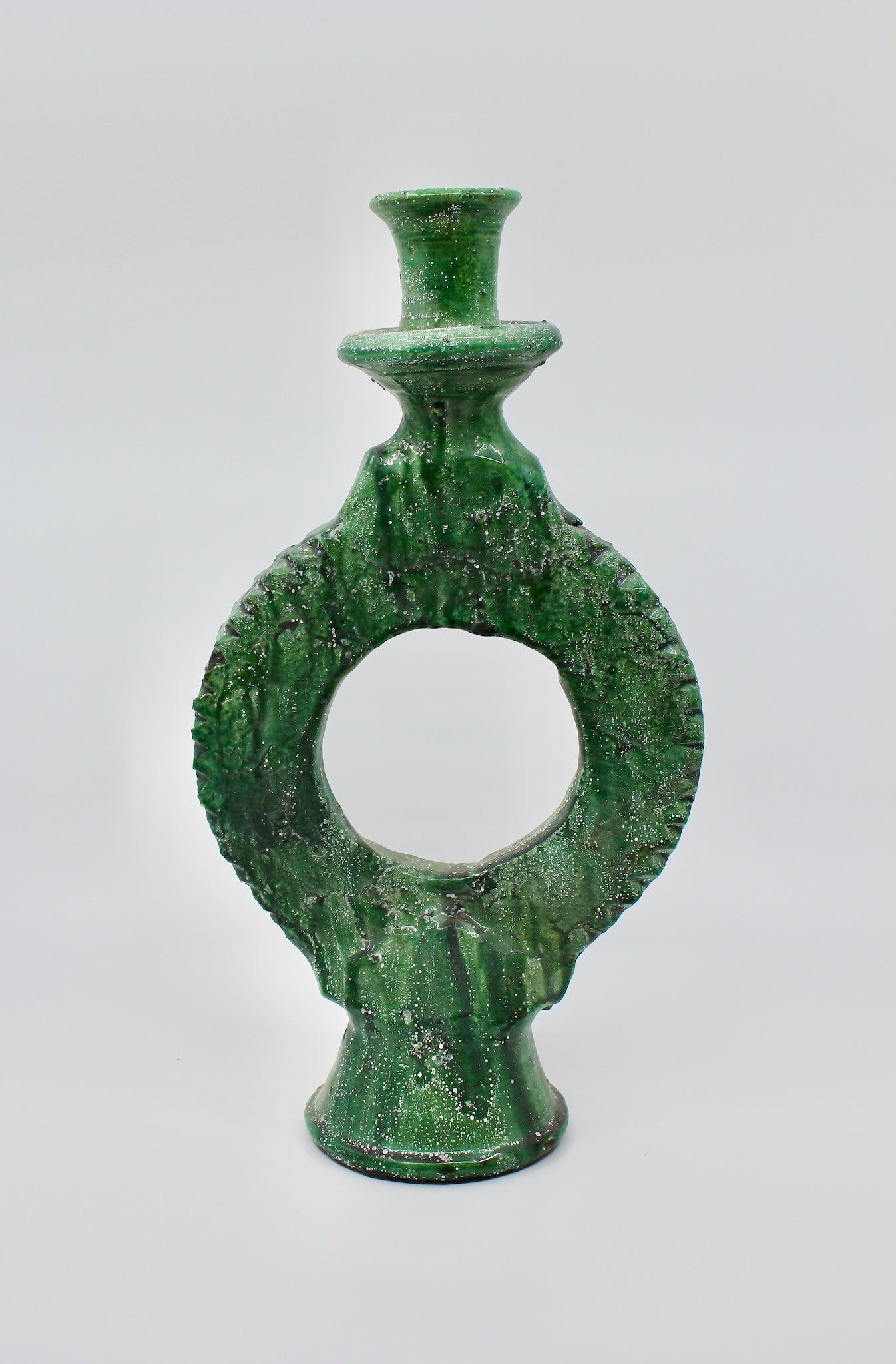 Tamegroute Pottery Candle Stick